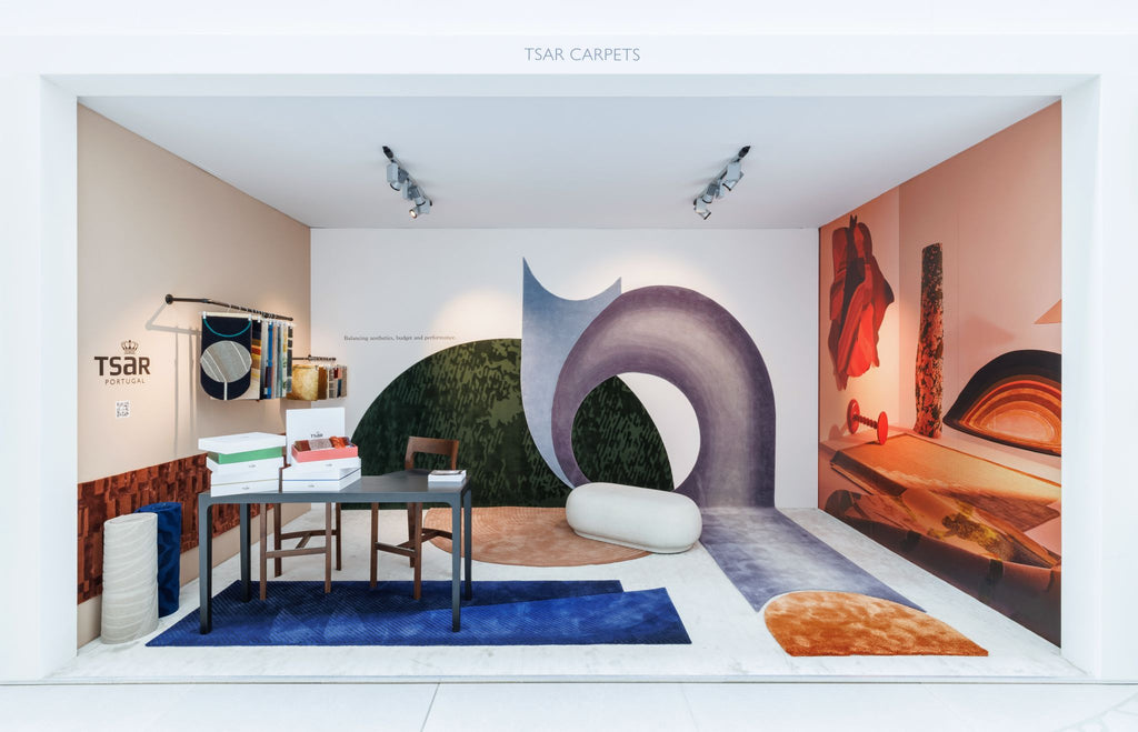 Tsar presents the Passage Midnight Blue rug at London Design Festival